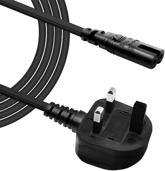 UK Power Cable For HP Photosmart 6383 6388 B8850 C3140 Printer